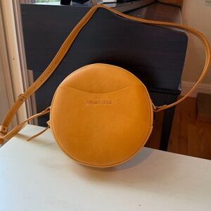 Portland Leather Circle Crossbody